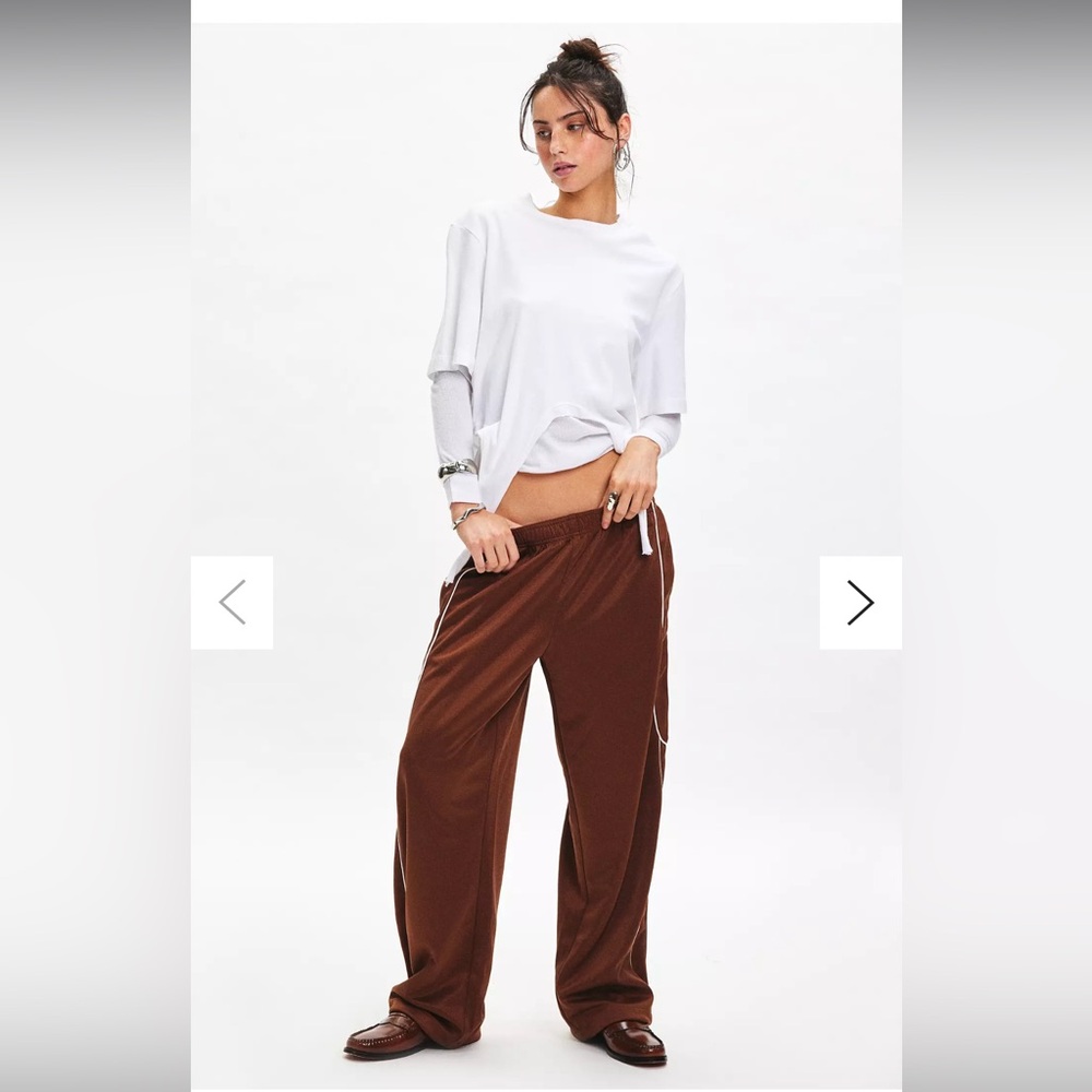 🍂SOLD🍂 BDG Brown Jess Tricot Straight Leg Track Pant